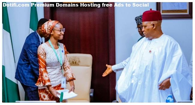 Vice president Kashim Shettima steps aside as teenager Joy Ogah becomes Vice president for a day  calls for girl-child education and equal opportunity