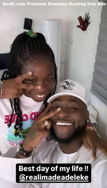 Sunday lunch with my baby - Davido says as he shares lovely video on a daddy-daughter date with Imade