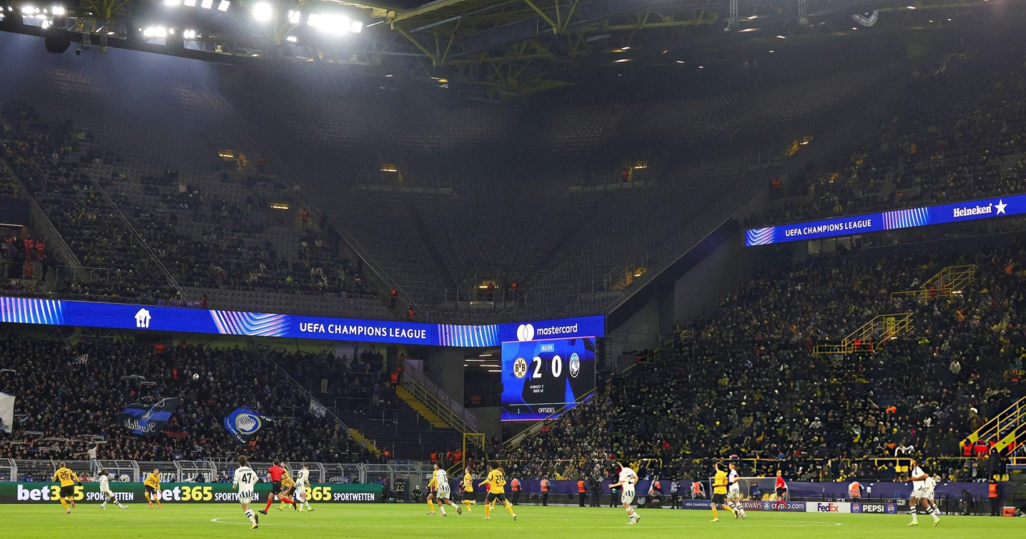 Dortmund vs Atalanta, Champions League